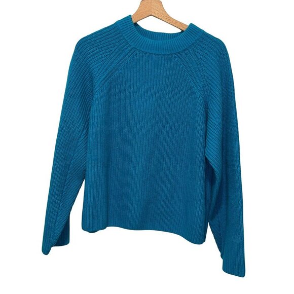 NWT Rails Rita Marine Blue Crewneck Long Sleeve Knit Pullover Sweater Women's SZ - Picture 7 of 11